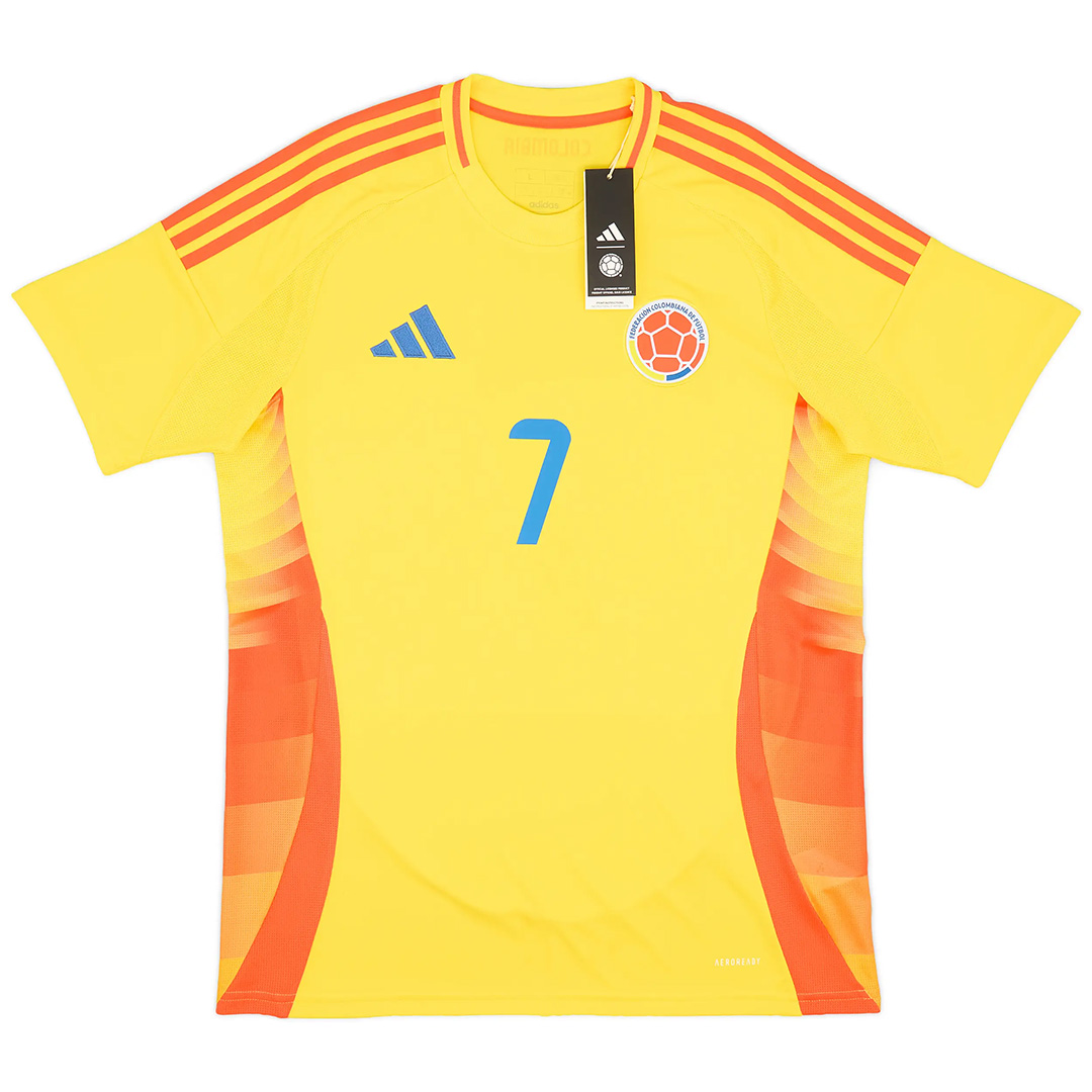 2024 Colombia L.DÍAZ #7 Home Jersey Copa America - view 3