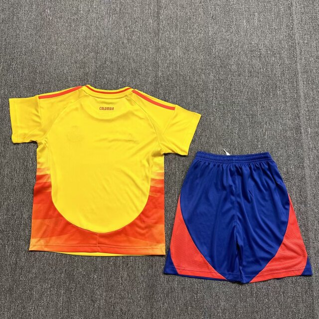 2024 Colombia Copa America Home Jersey+Shorts - view 3