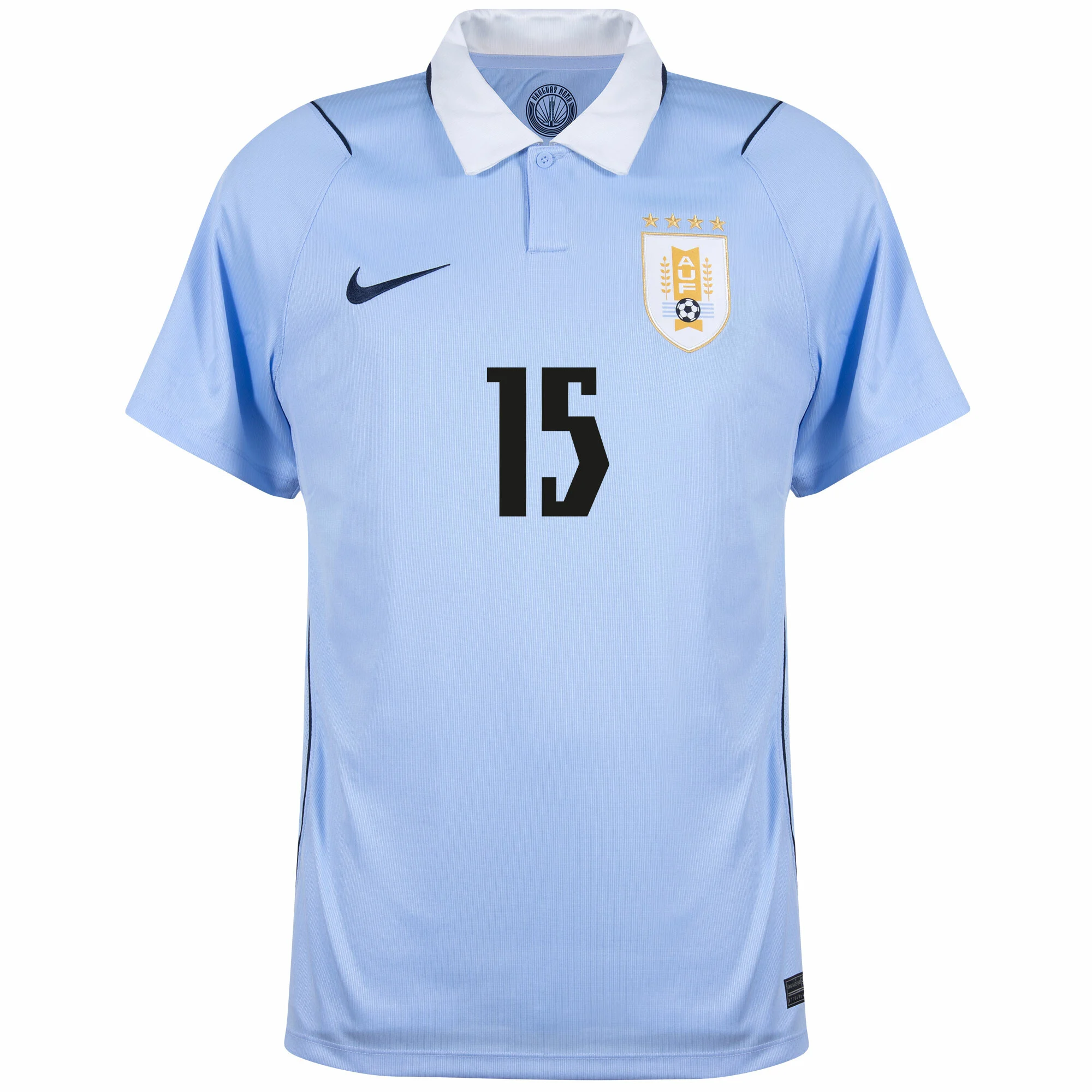 Nike Uruguay Home F. Valverde 15 Shirt 2026-2027 (Fan Style Printing) - view 7