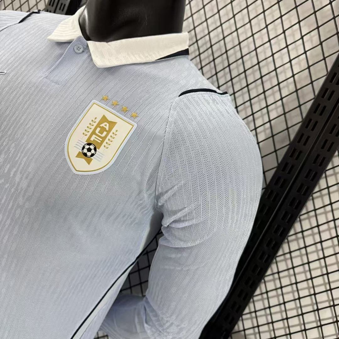 2026 Uruguay  Home World Cup Soccer Jersey Player Version Long Sleeve - view 6