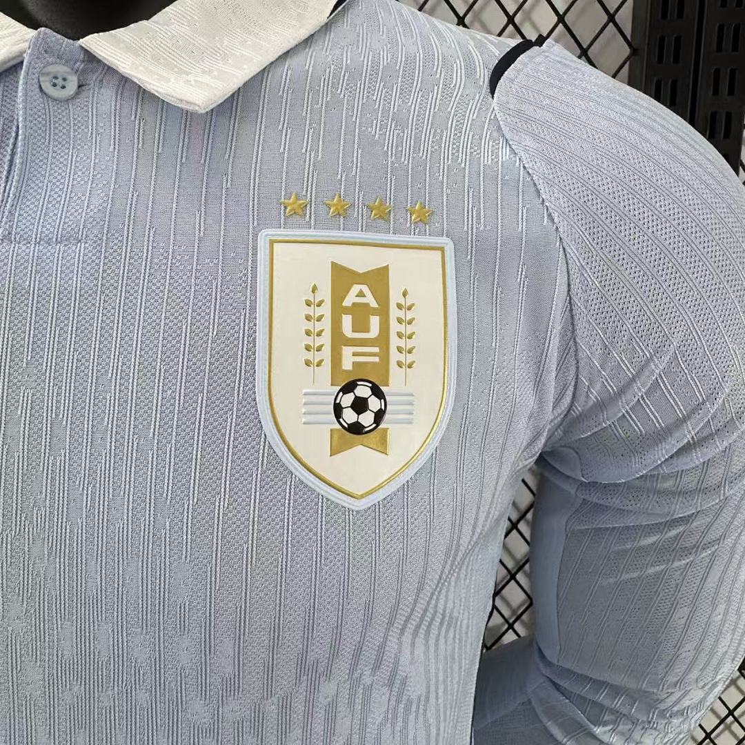 2026 Uruguay  Home World Cup Soccer Jersey Player Version Long Sleeve - view 10