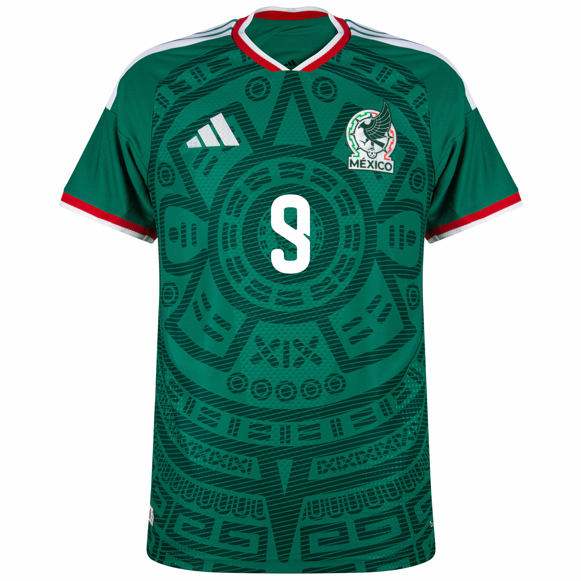 adidas Mexico Authentic Home Raúl 9 Jersey 2026-2027 - view 3