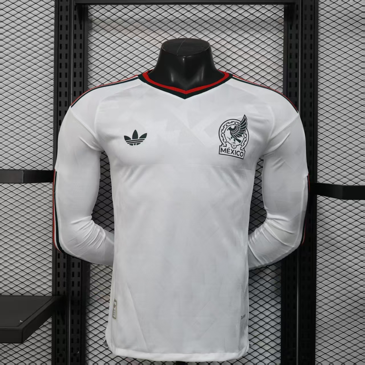2026 Mexico World Cup Away Soccer Jersey Player Version Long Sleeve