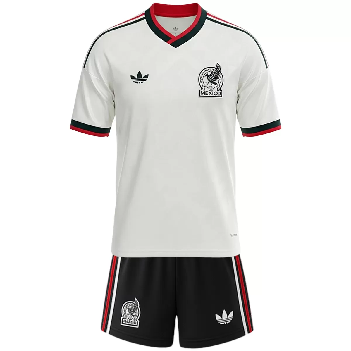 2026 Mexico World Cup Away Kids Kit Jersey+Shorts