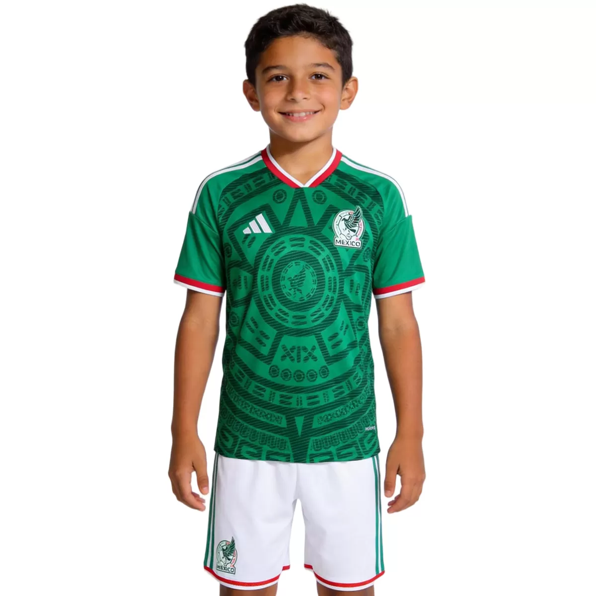 2026 Mexico World Cup Home Kids Kit Jersey+Shorts - view 4