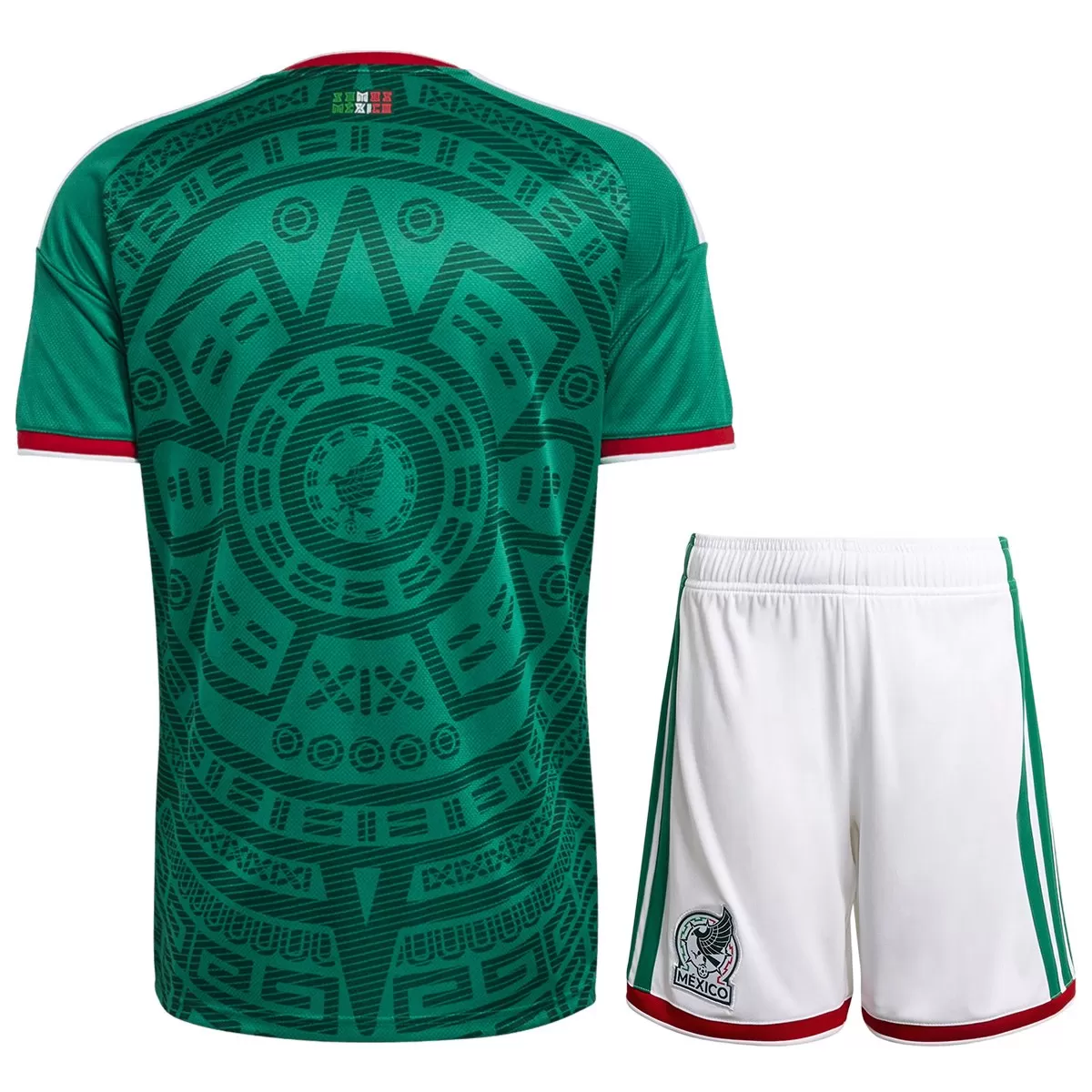 2026 Mexico World Cup Home Soccer Full Kit Jersey+Shorts+Socks - view 5