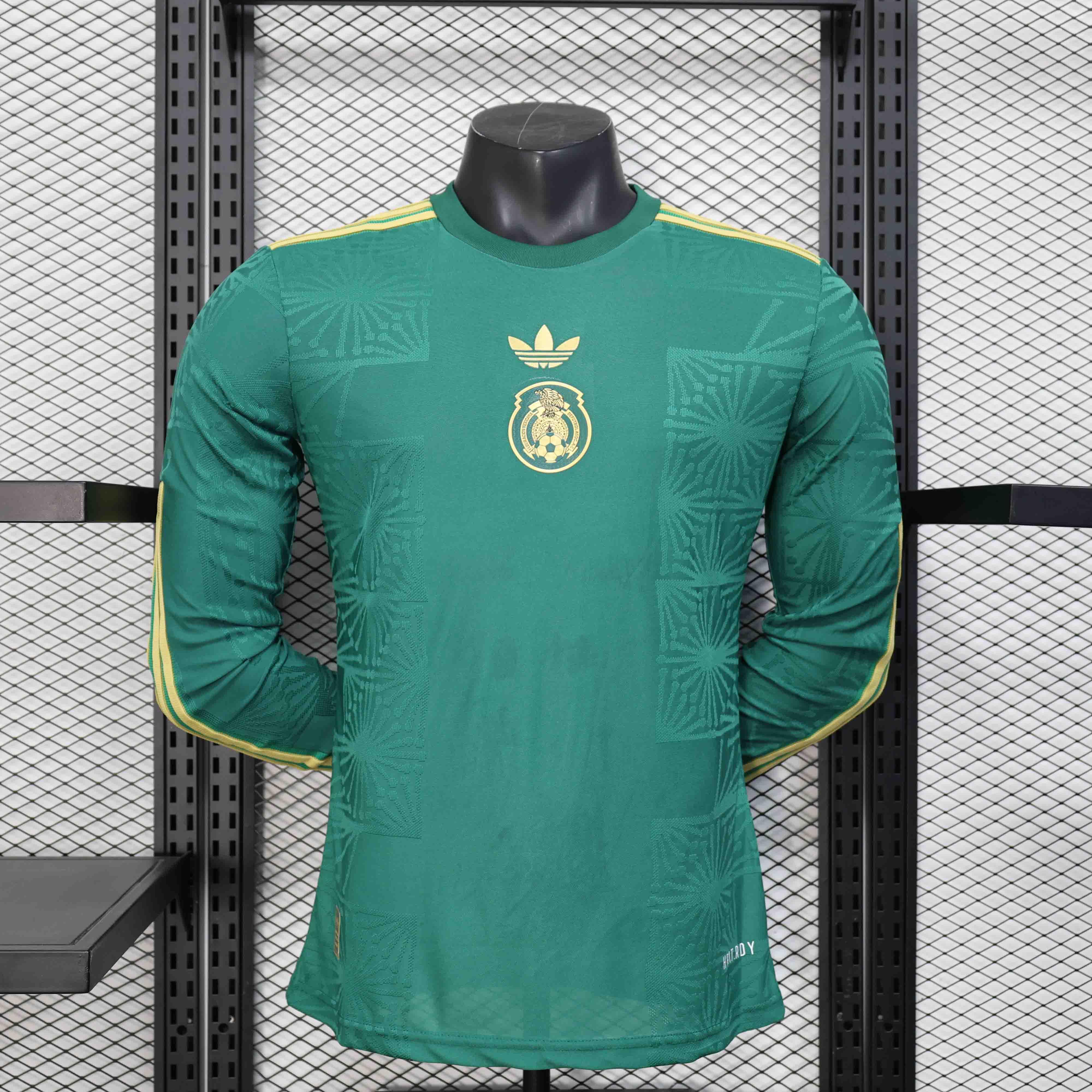 25-26 Mexico Green Special Player Version Jersey Long Sleeve