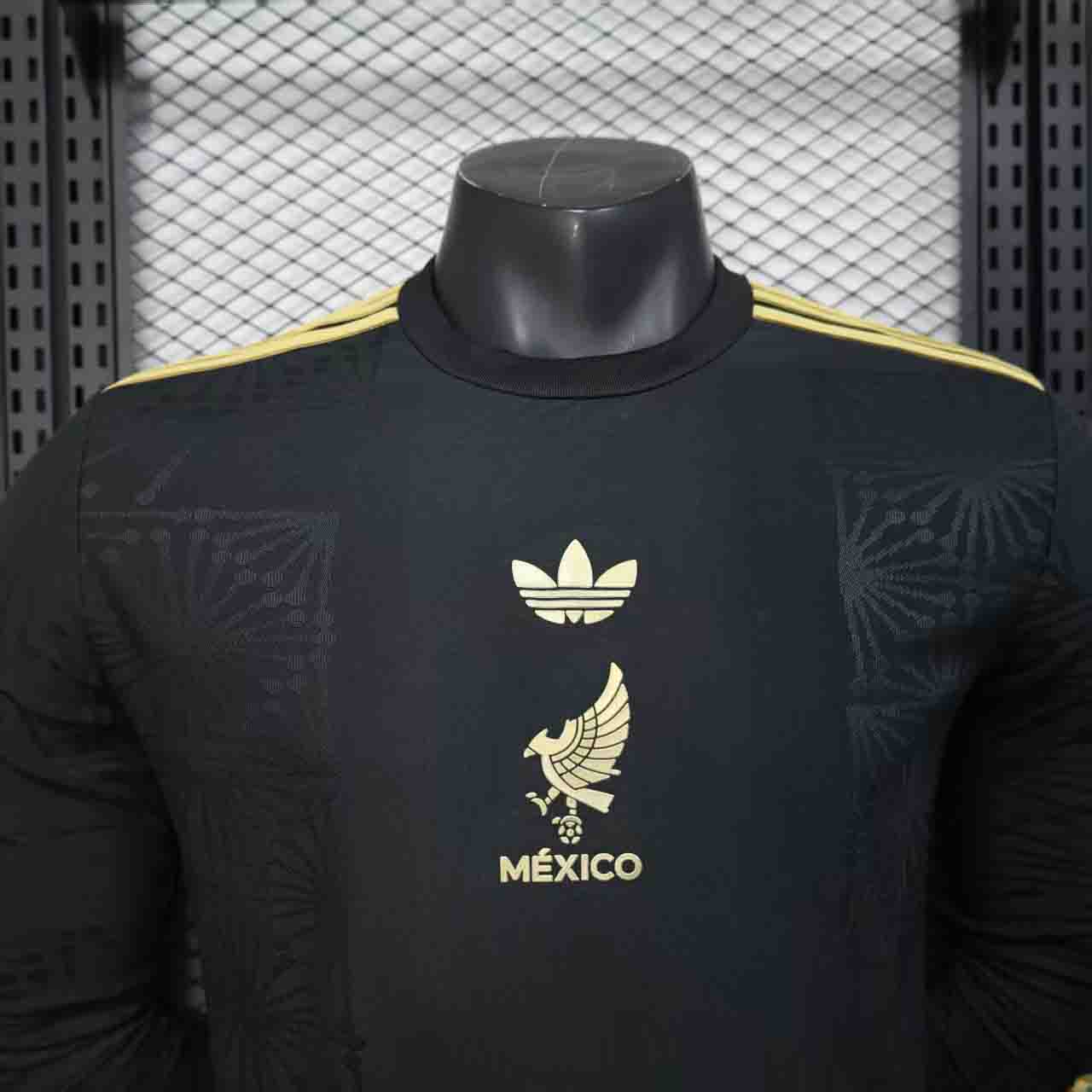 25-26 Mexico black Special Player Version Jersey Long Sleeve - view 4