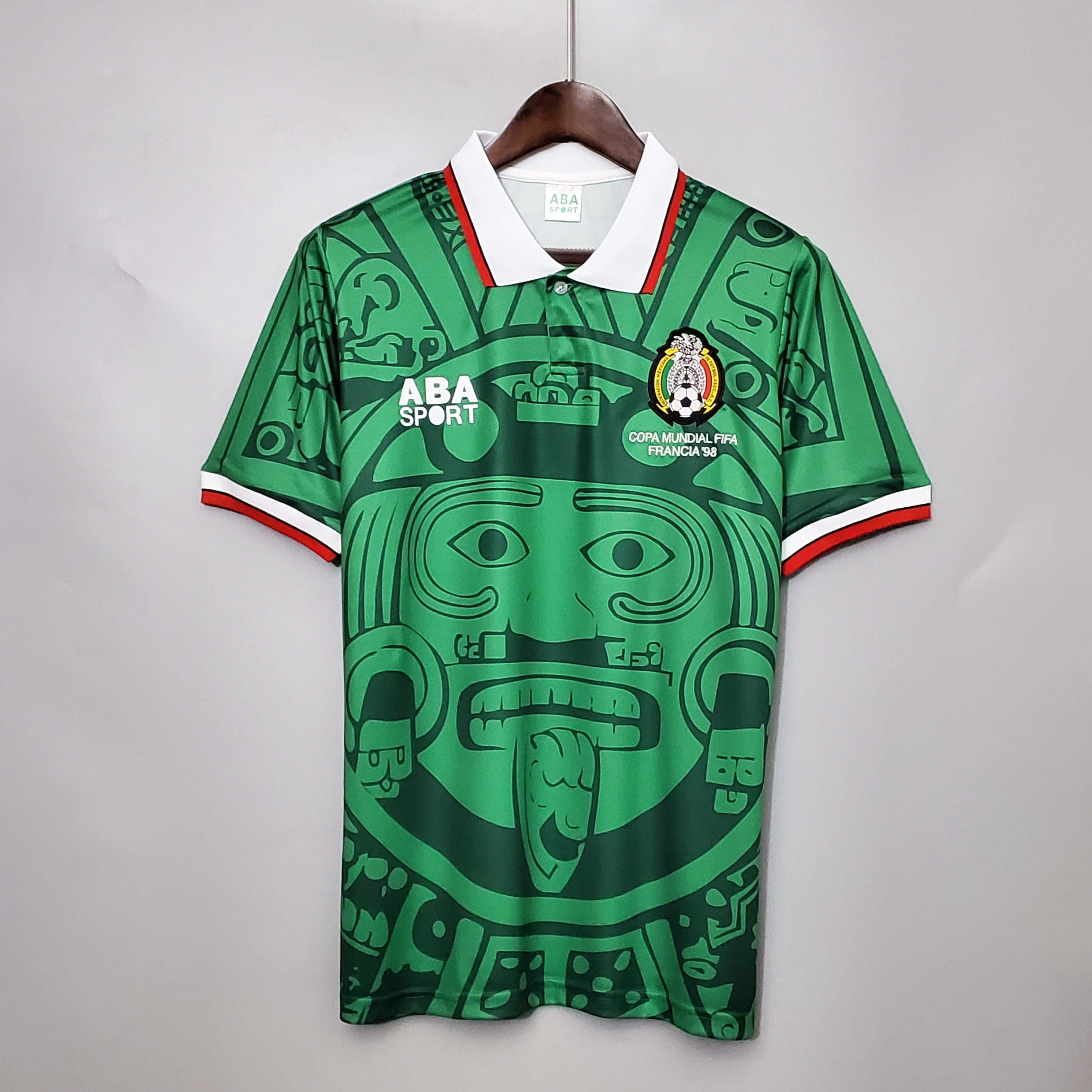 1998 Mexico World Cup Home Retro Jersey