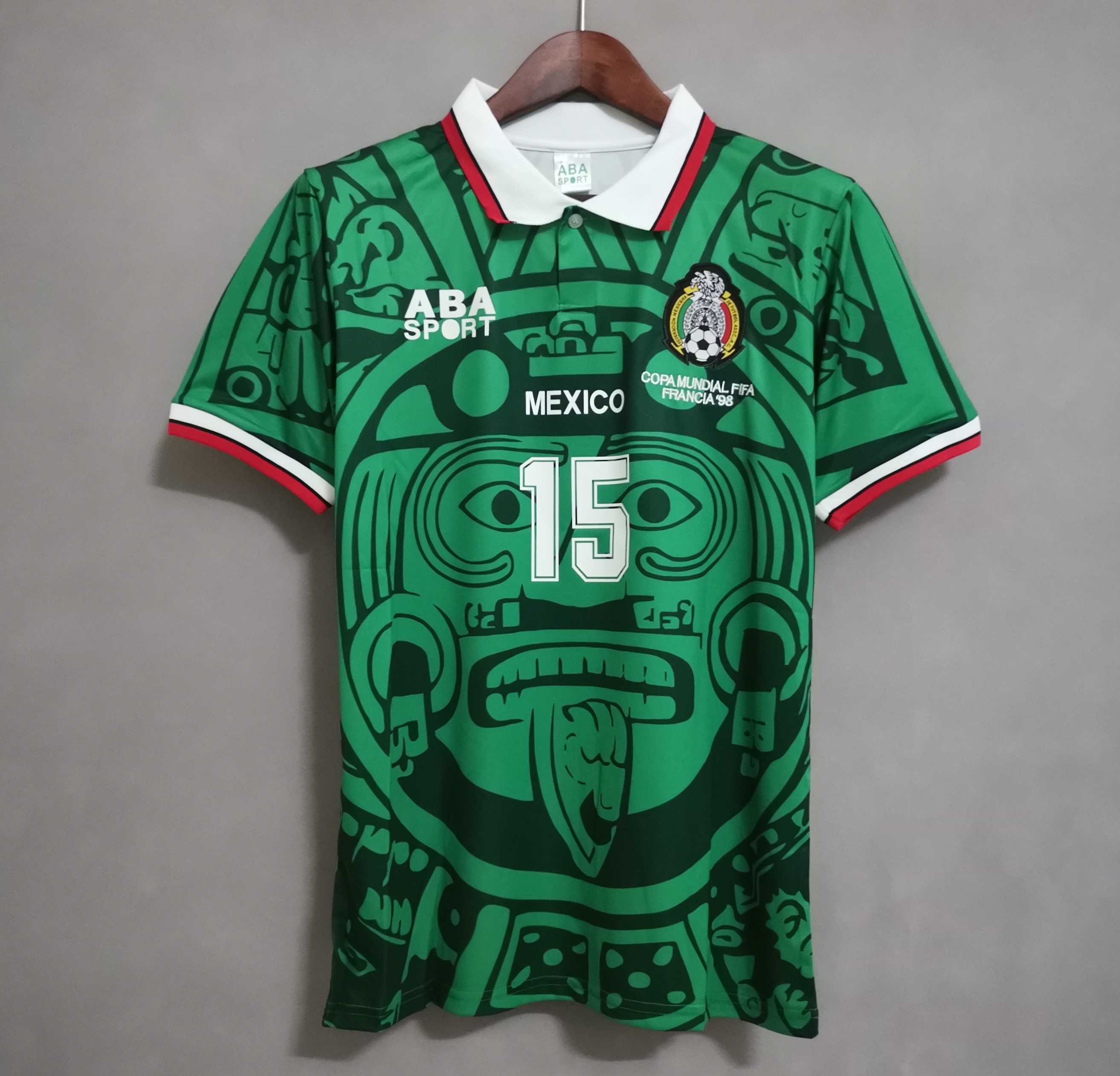 1998 Mexico World Cup Home Retro Jersey - view 13