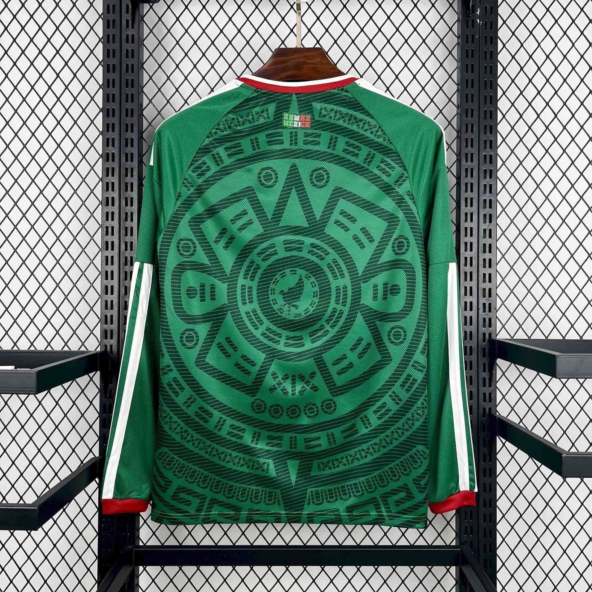 2026 Mexico World Cup Home Soccer Jersey Long Sleeve - view 3