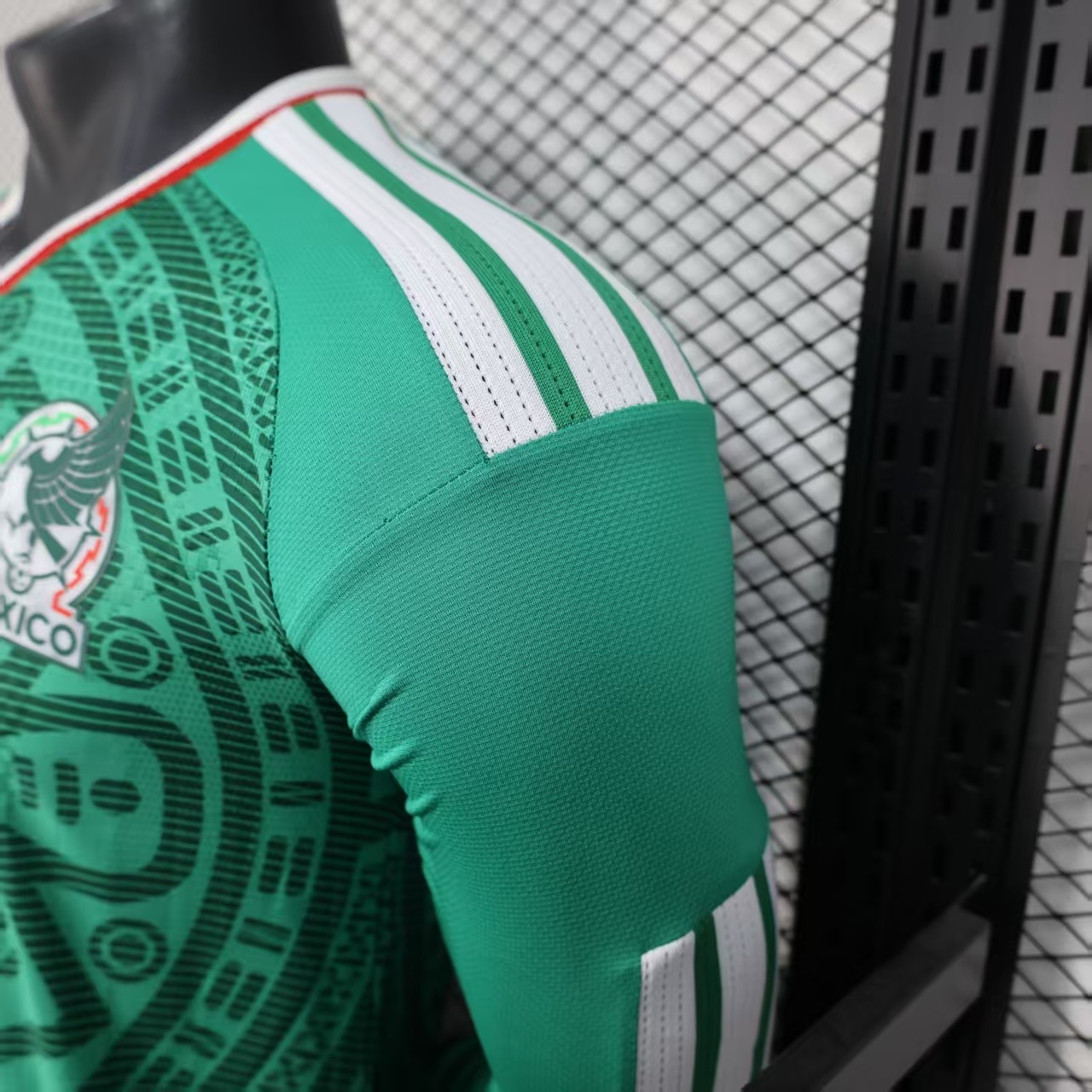 2026 Mexico World Cup Home Soccer Jersey Player Version Long Sleeve - view 9