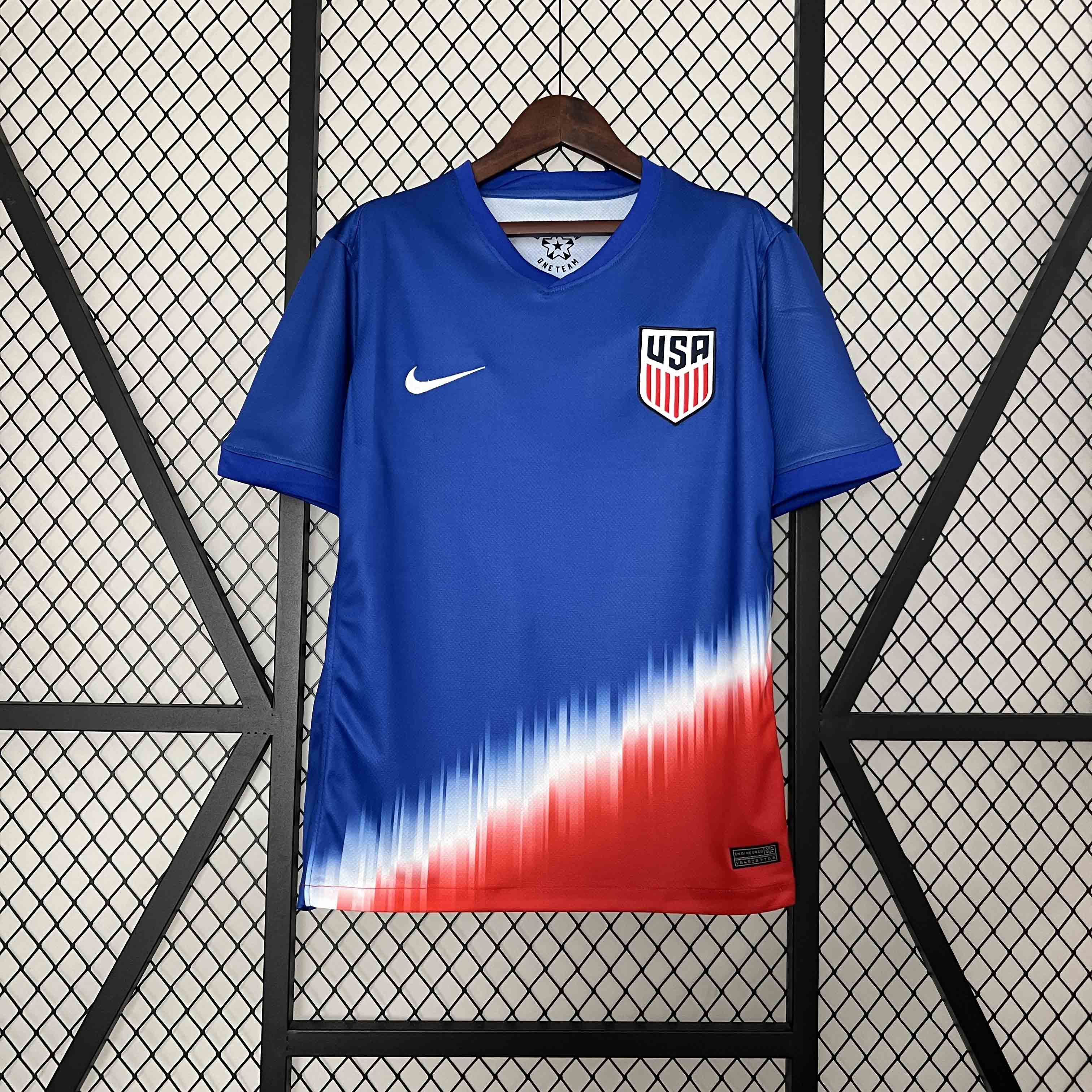 Pulisic #10  USMNT Copa America Away Soccer Jersey 2024 - view 4