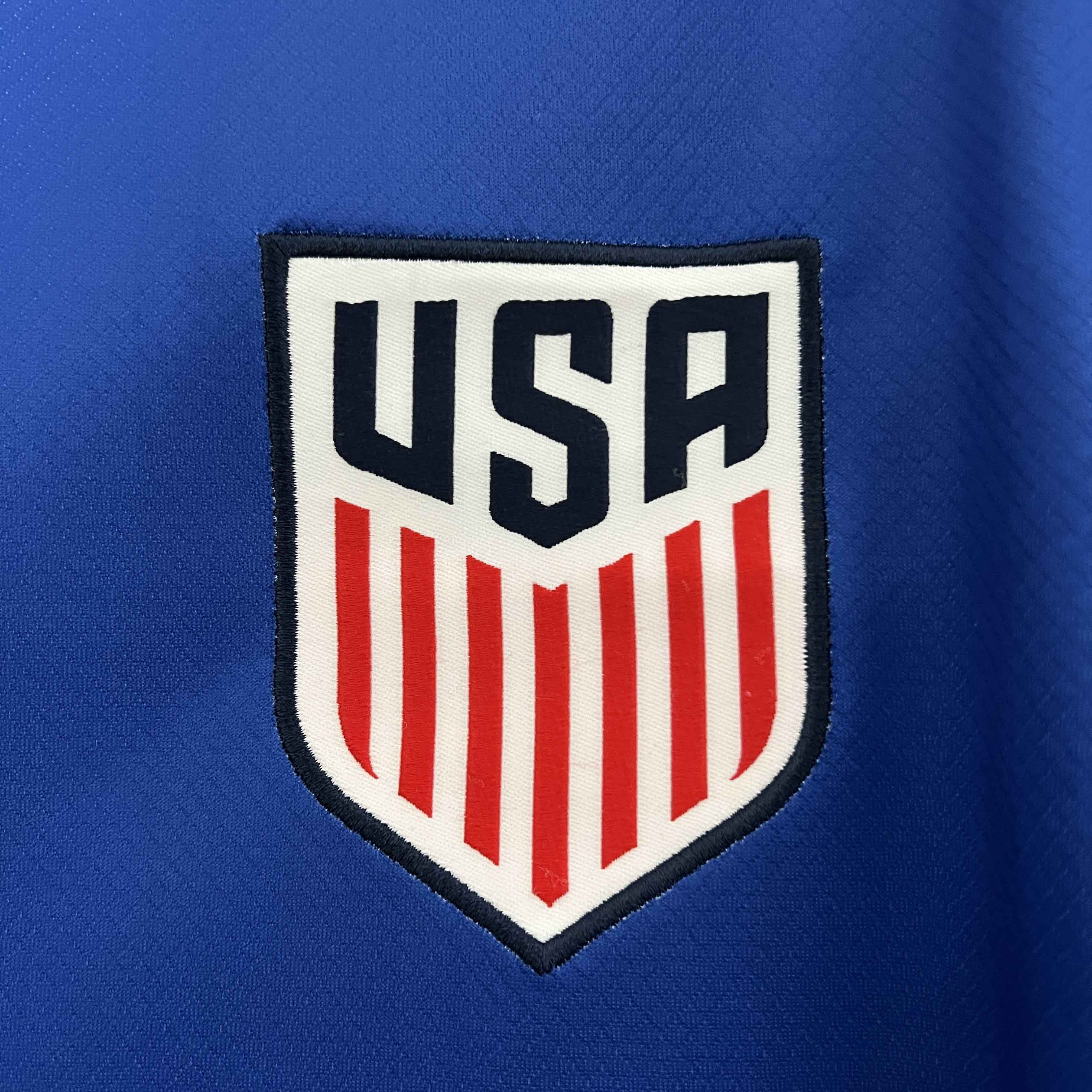 Pulisic #10  USMNT Copa America Away Soccer Jersey 2024 - view 6