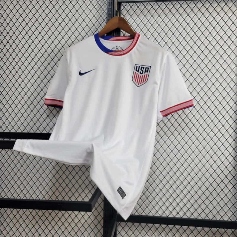Pulisic #10 USMNT Copa America Home Soccer Jersey 2024 - view 6