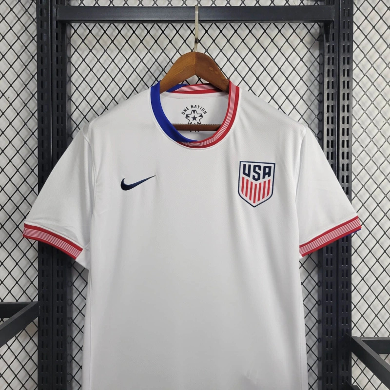 Pulisic #10 USMNT Copa America Home Soccer Jersey 2024 - view 7
