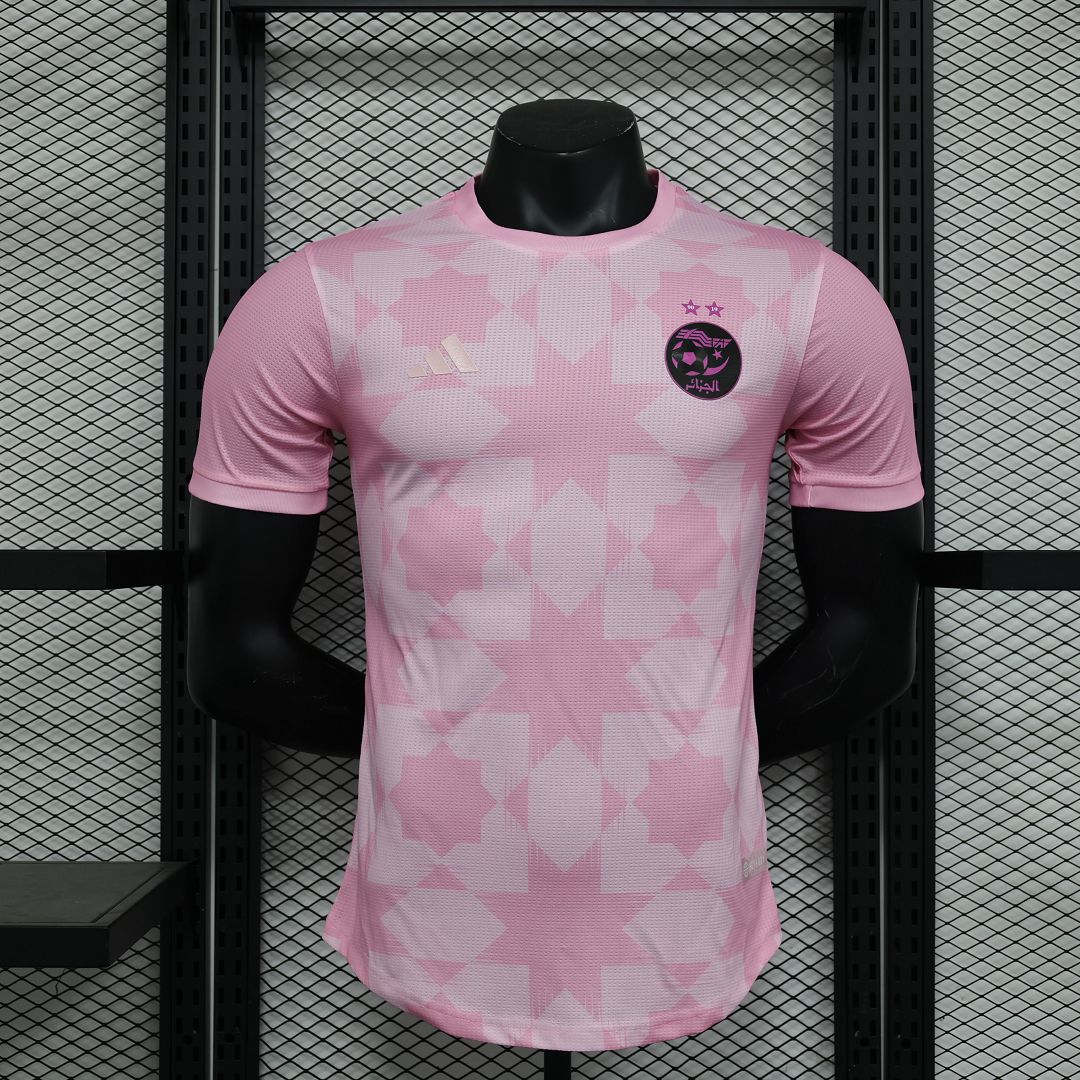 2023 Algeria Pink Player Version Cheap Football Kit