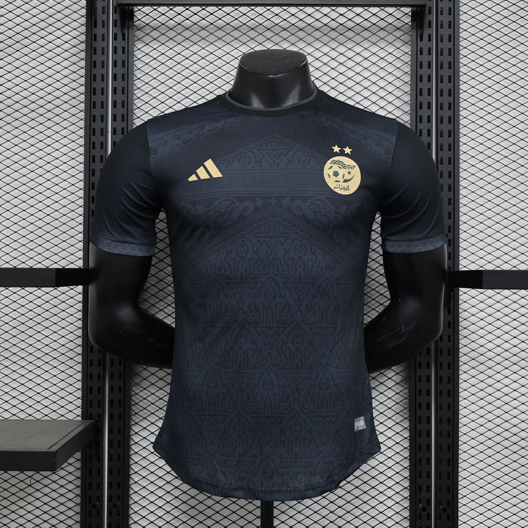 2023 Algeria Black Player Version Cheap Football Kit