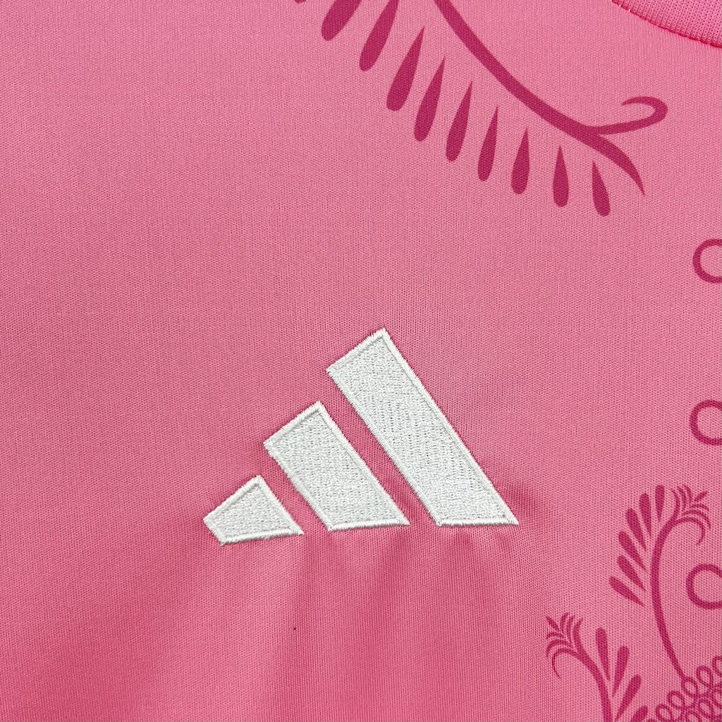 24-25 Algeria Soccer Jersey Pink - view 5