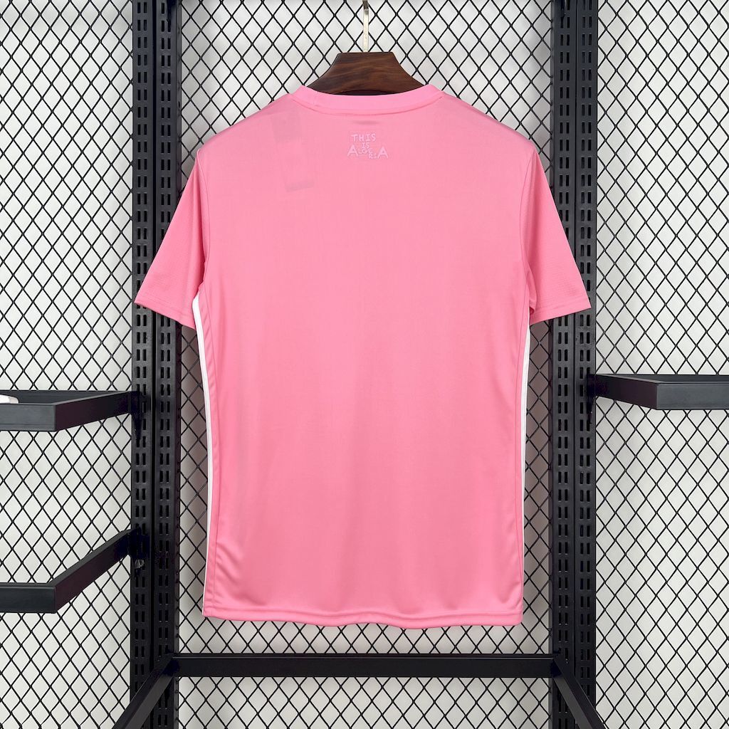 24-25 Algeria Soccer Jersey Pink - view 6