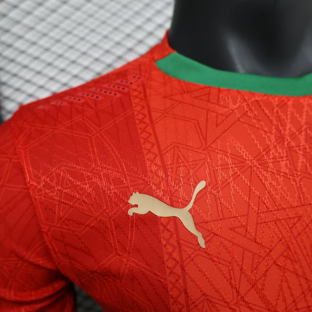 25-26 Morocco Home Soccer Jersey Player Version - view 7