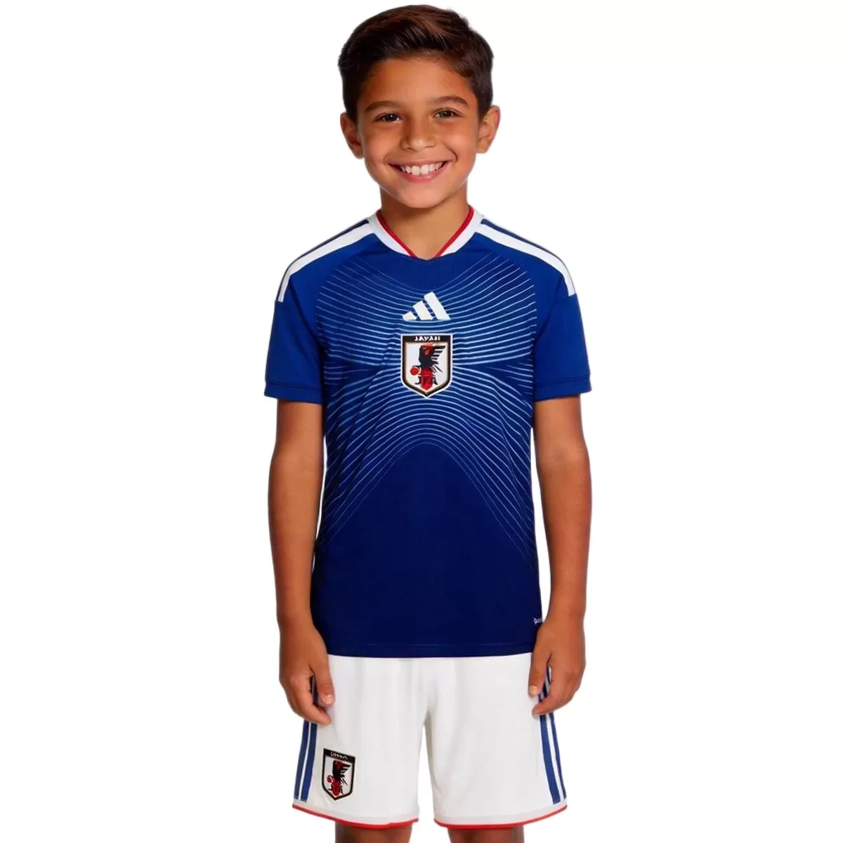 2026 Japan World Cup Home Soccer Kids Kit Jersey+Shorts - view 5