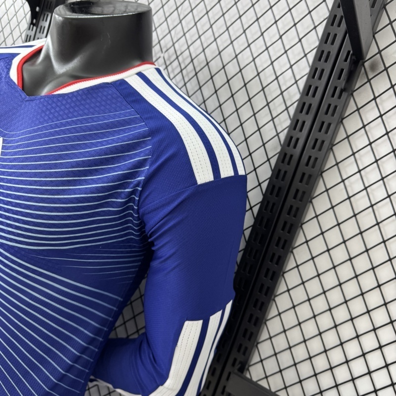2026 Japan World Cup Home Soccer Jersey Player Edition Long Sleeve - view 7