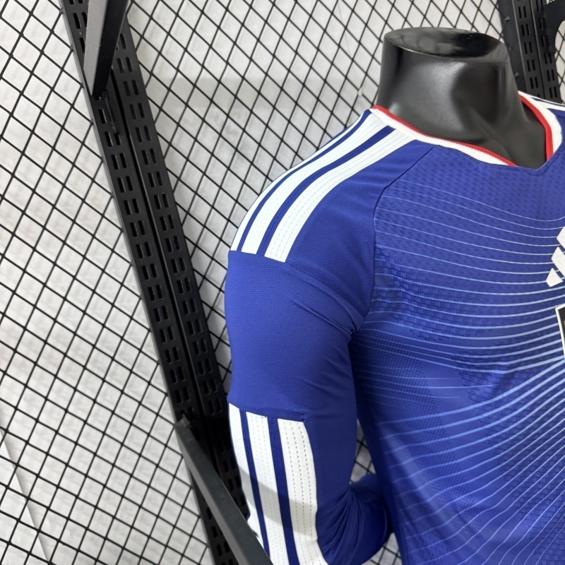 2026 Japan World Cup Home Soccer Jersey Player Edition Long Sleeve - view 9