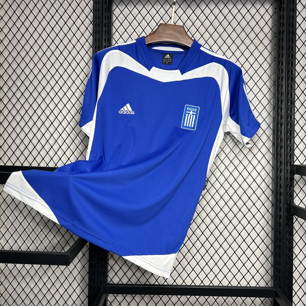 2004 Greece Euro Cup Home Football Retro Jersey - view 8