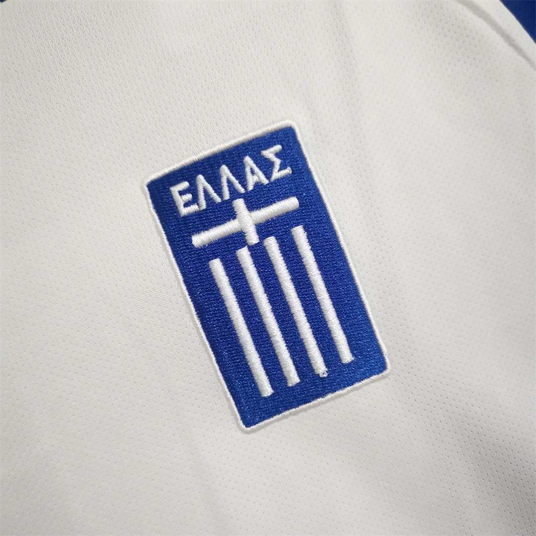 2004 Greece Euro Cup Away Football Retro Jersey - view 7