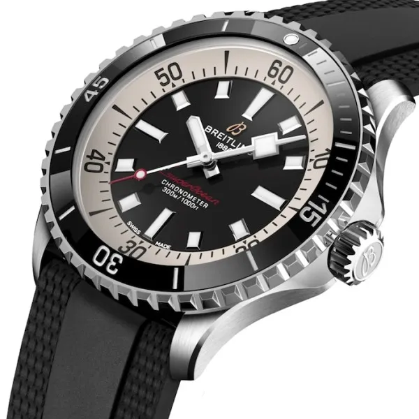 Breitling Superocean Men Automatic Black Rubber Watch A17375211B1S1 - gallery