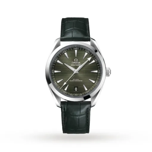 Omega Seamaster Omega Seamaster Aqua Terra Men Automatic Green Leather Watch O22013412110001 vs The Original: A Detailed Comparison