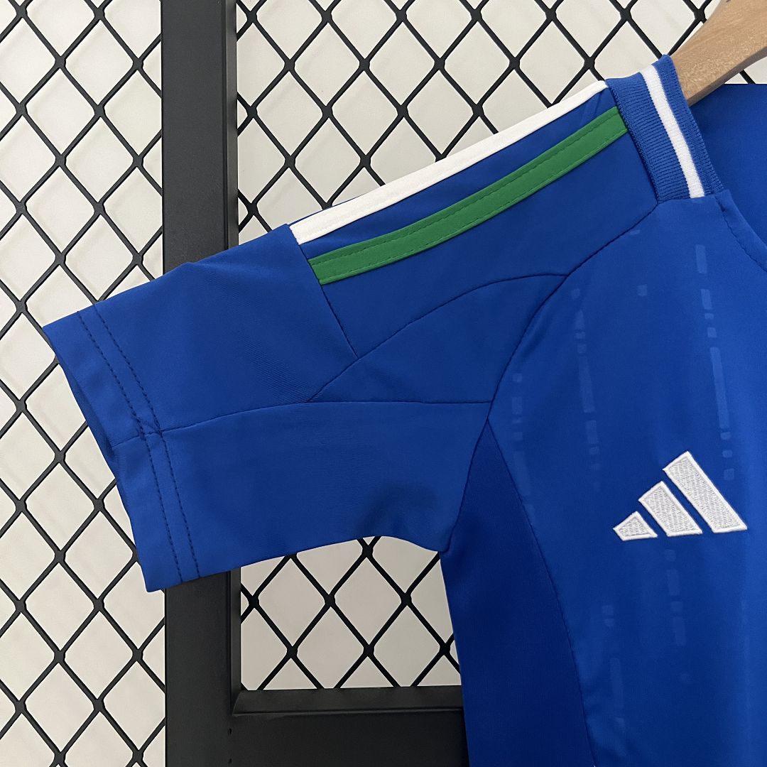 2024 Italy Euro Cup Home Kids Kit Jersey+Shorts - view 5