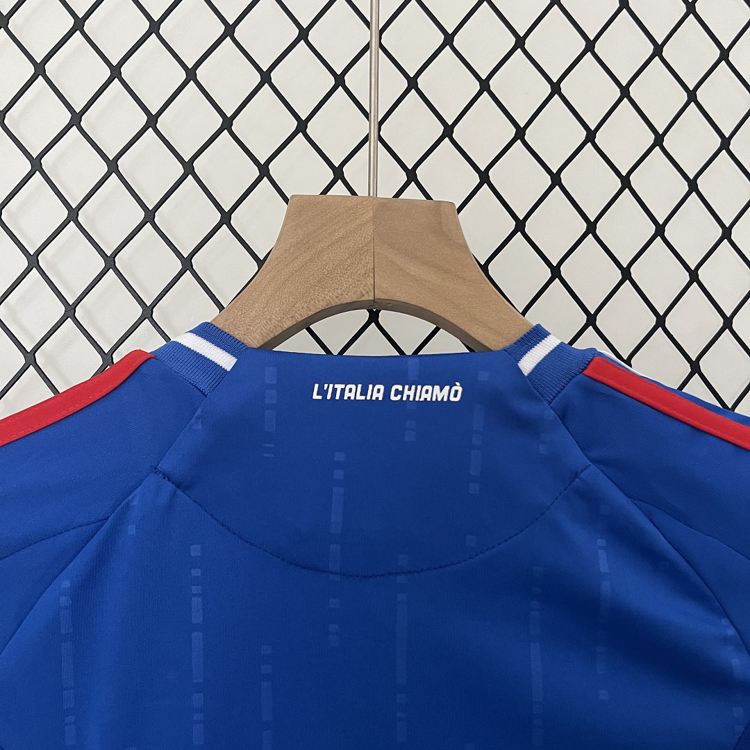 2024 Italy Euro Cup Home Kids Kit Jersey+Shorts - view 6