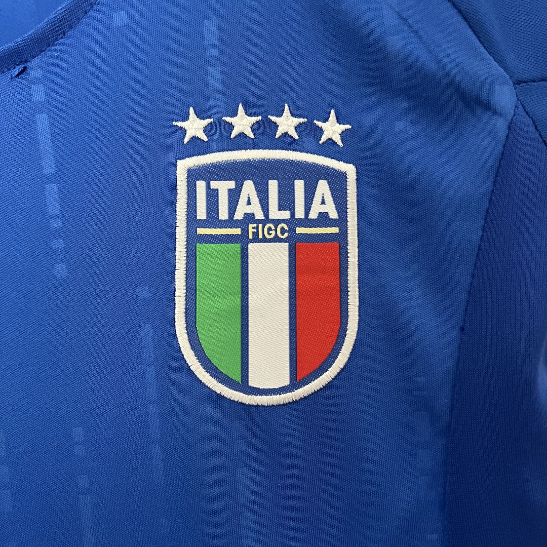 2024 Italy Euro Cup Home Kids Kit Jersey+Shorts - view 8