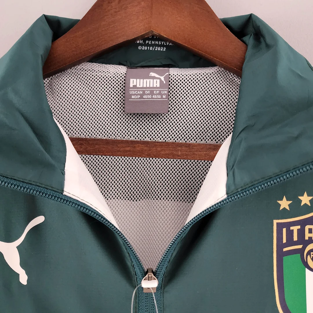 2022 Italy Windbreaker White-Green - view 5