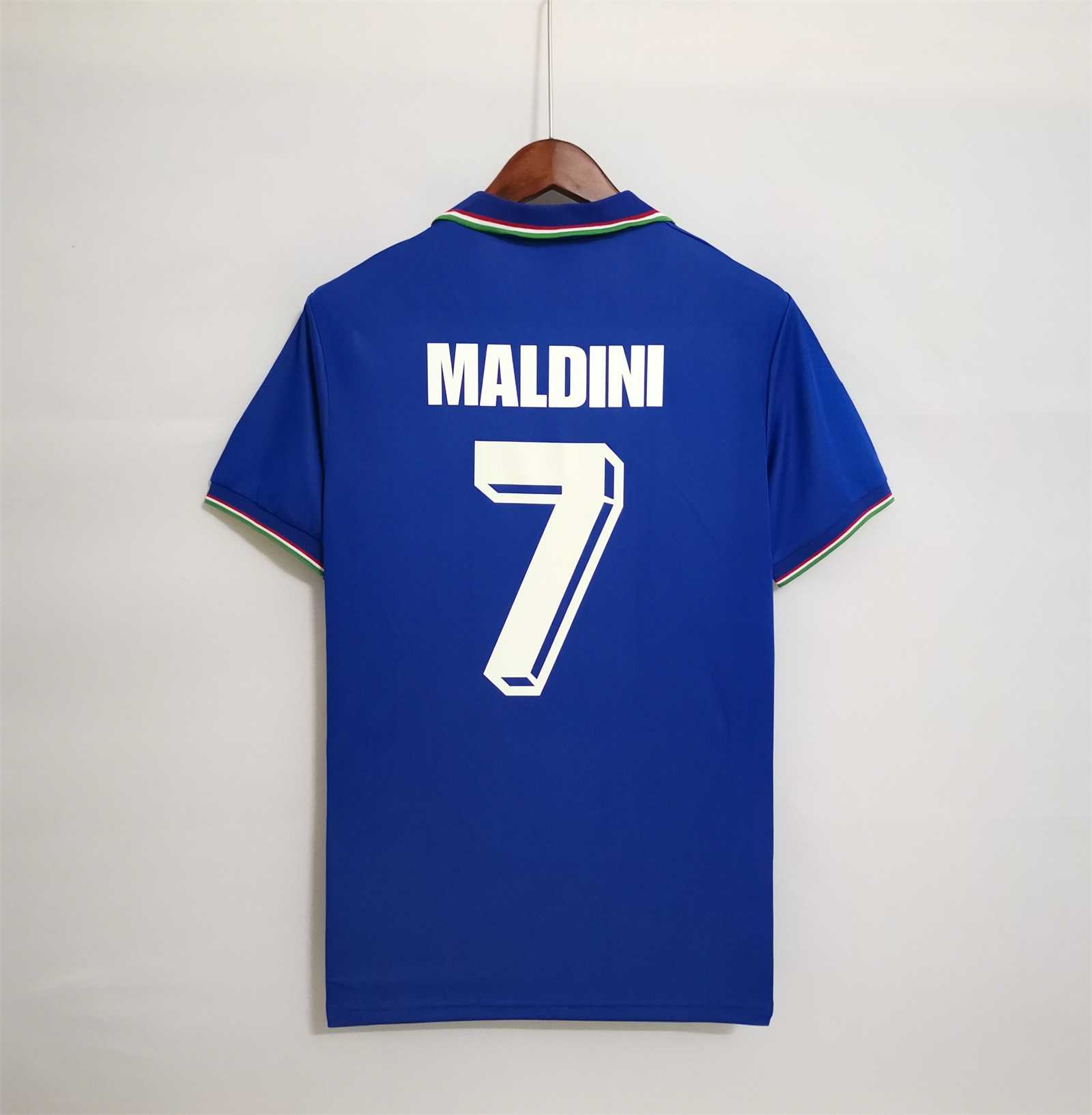 1990 Italy Home World Cup Retro Jersey - view 9