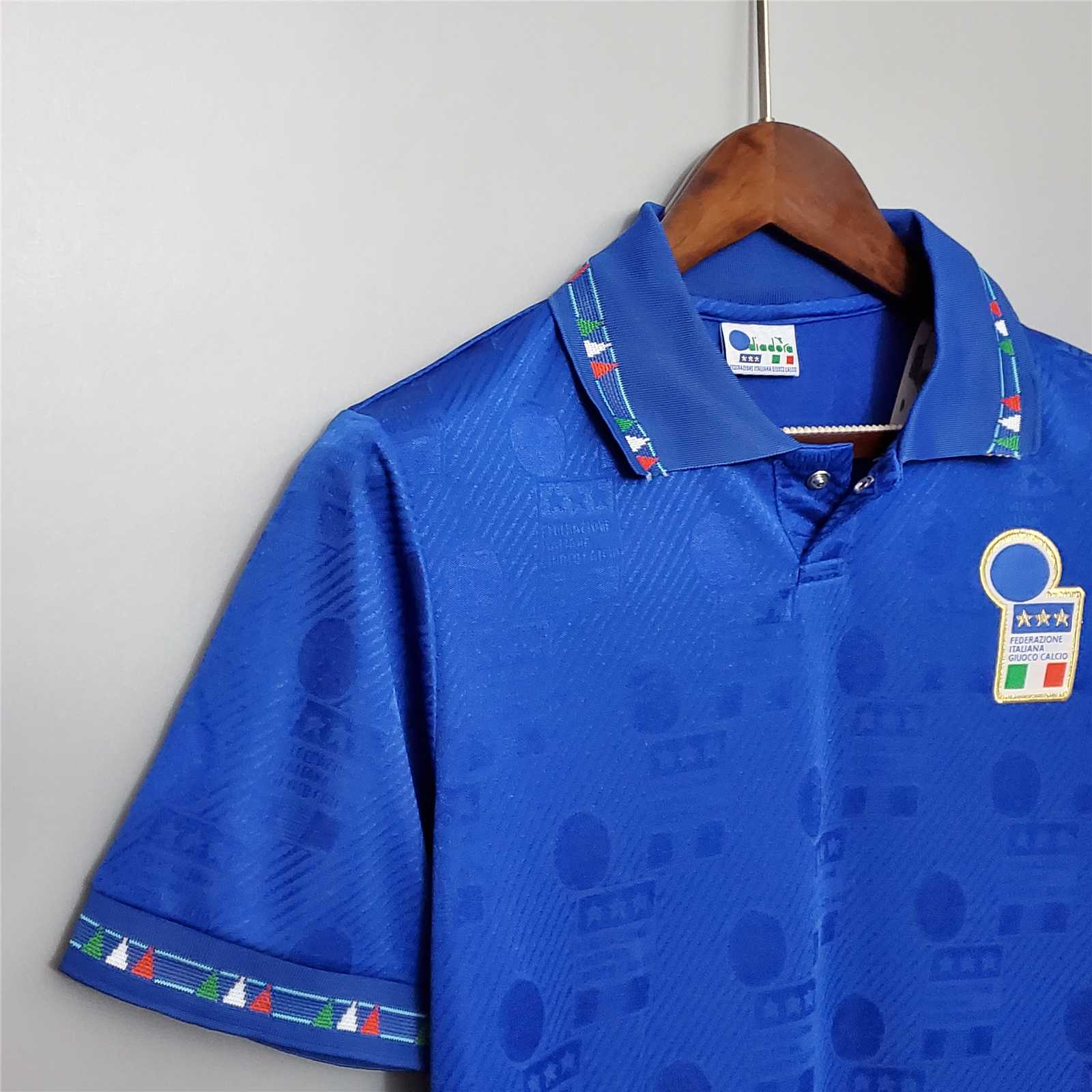 1994 Italy Home World Cup Retro Jersey - view 8