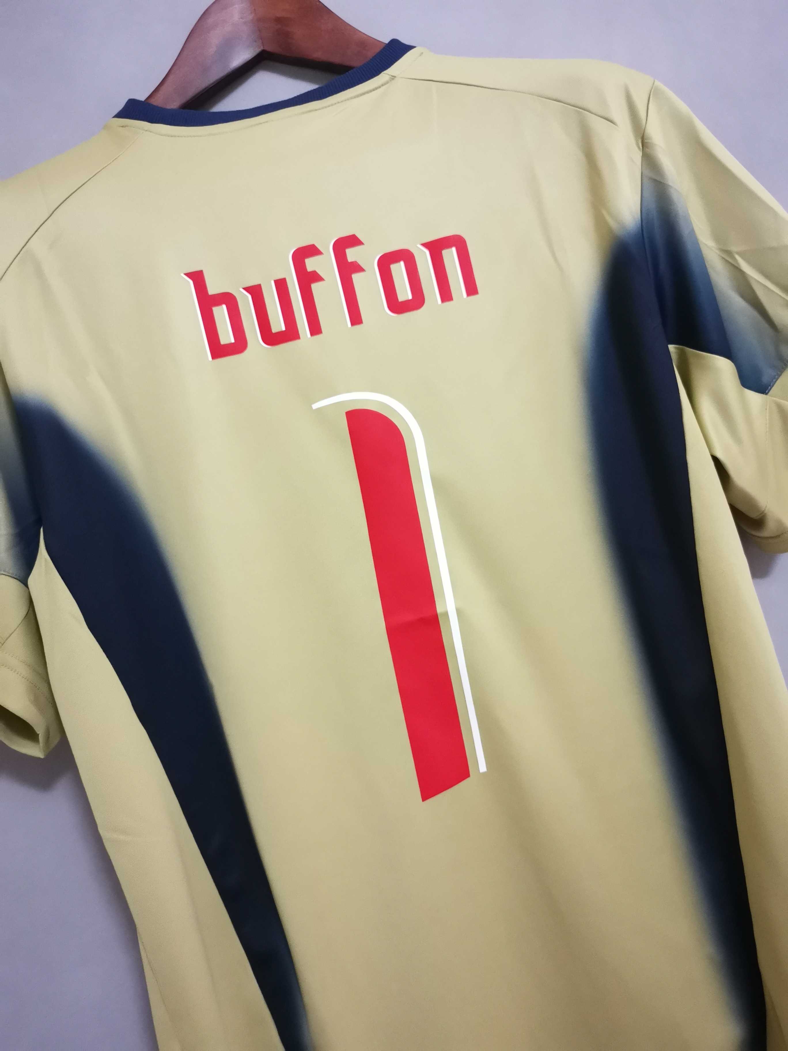 2006 Italy Home World Cup Goalkeeper Retro Jersey - view 6