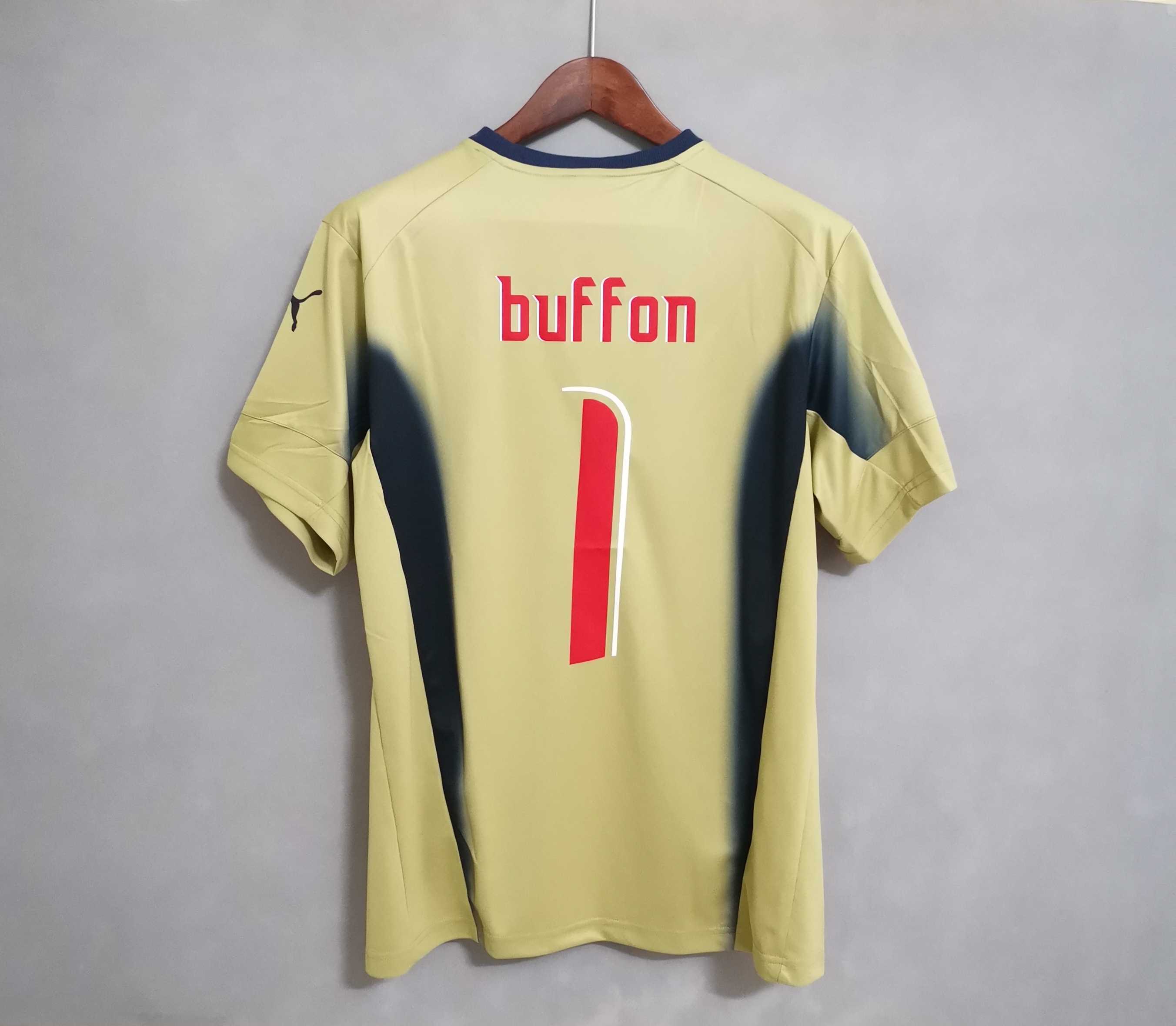 2006 Italy Home World Cup Goalkeeper Retro Jersey - view 7
