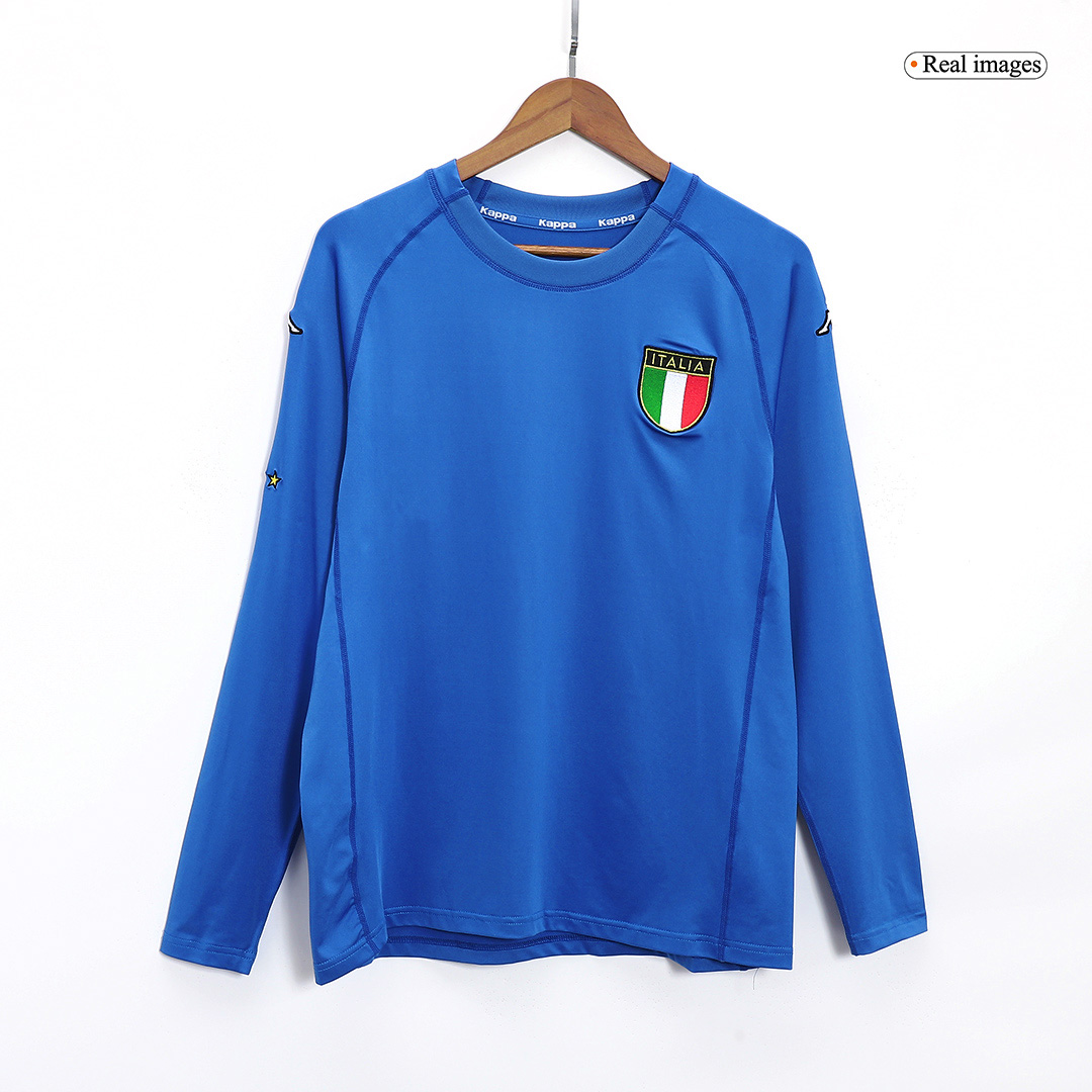 2000 Italy Home Retro Jersey Long Sleeve