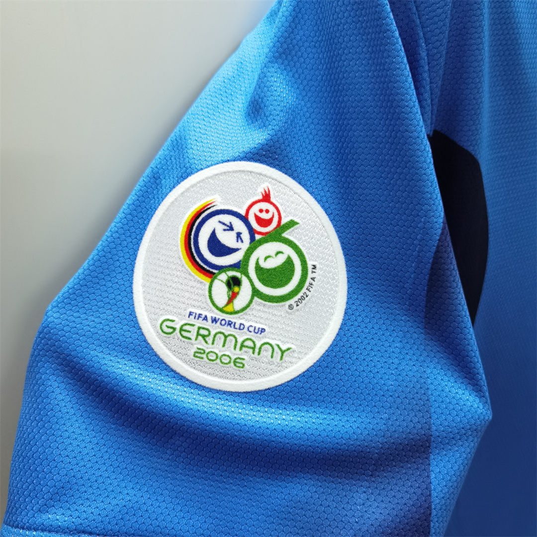 2006 Italy Home World Cup Retro Jersey - view 4