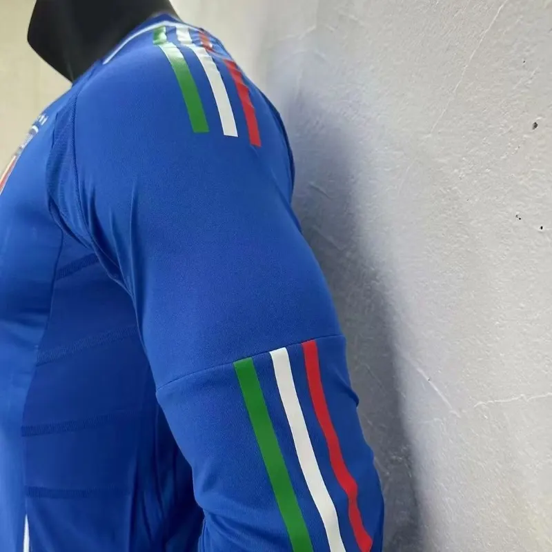 2024 Italy Euro Cup Home Jersey Long Sleeve Player Version - view 6