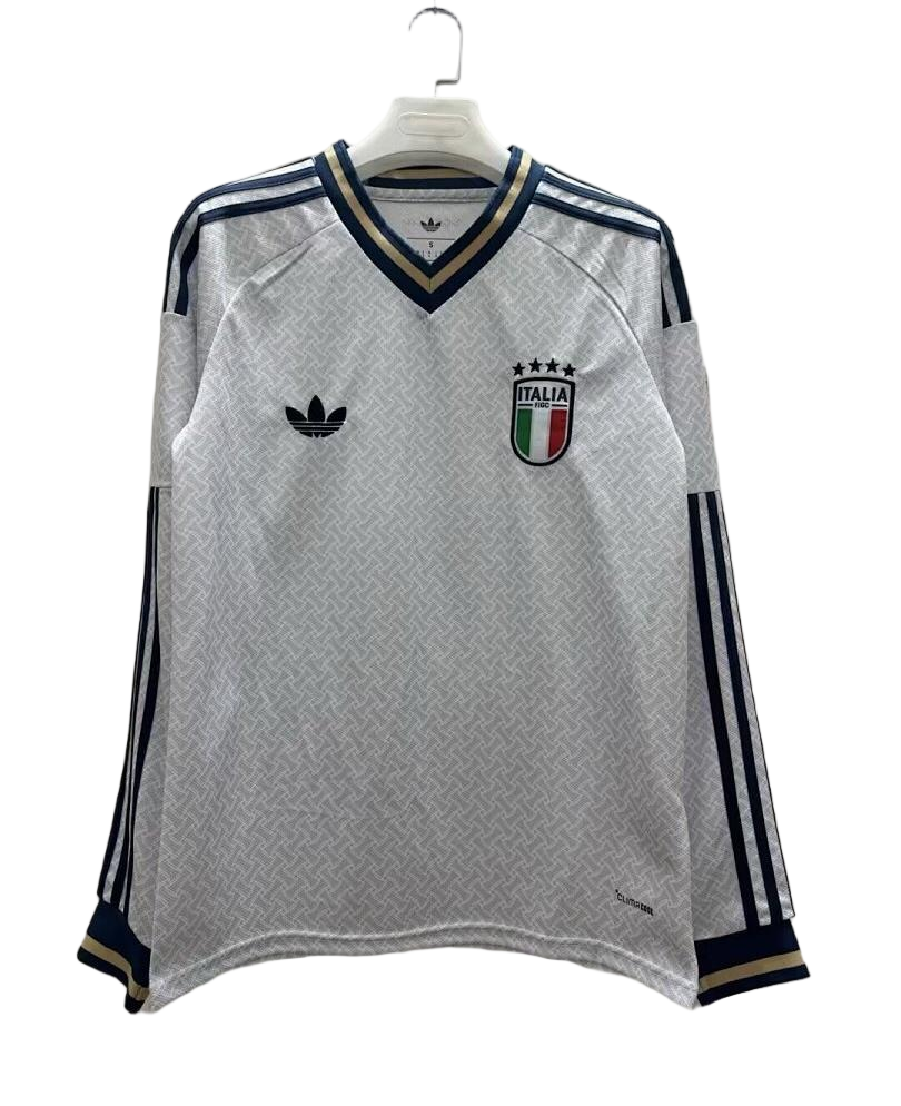 2026 Italy World Cup Away Soccer Jersey Long Sleeve