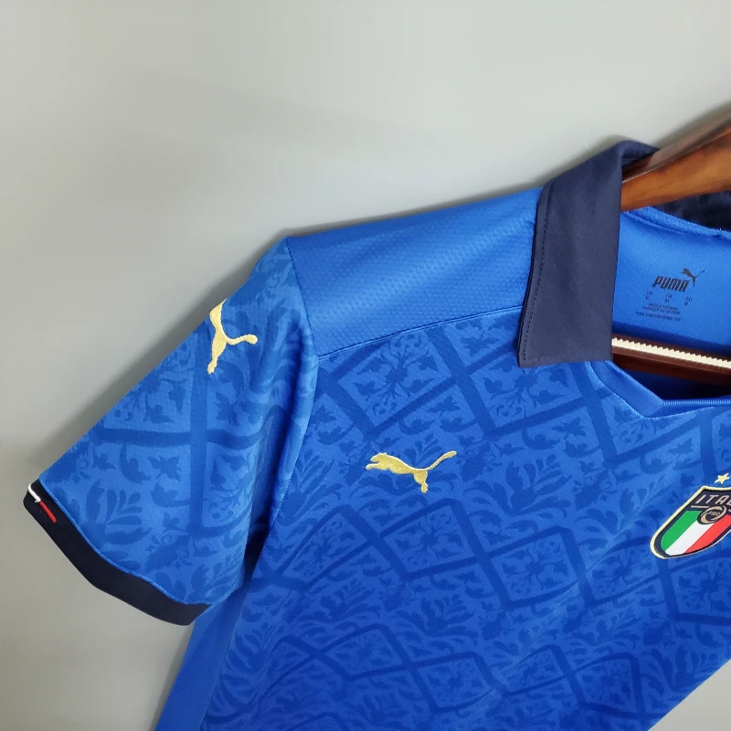 2020 Italy Home Euro Cup Retro Jersey - view 7
