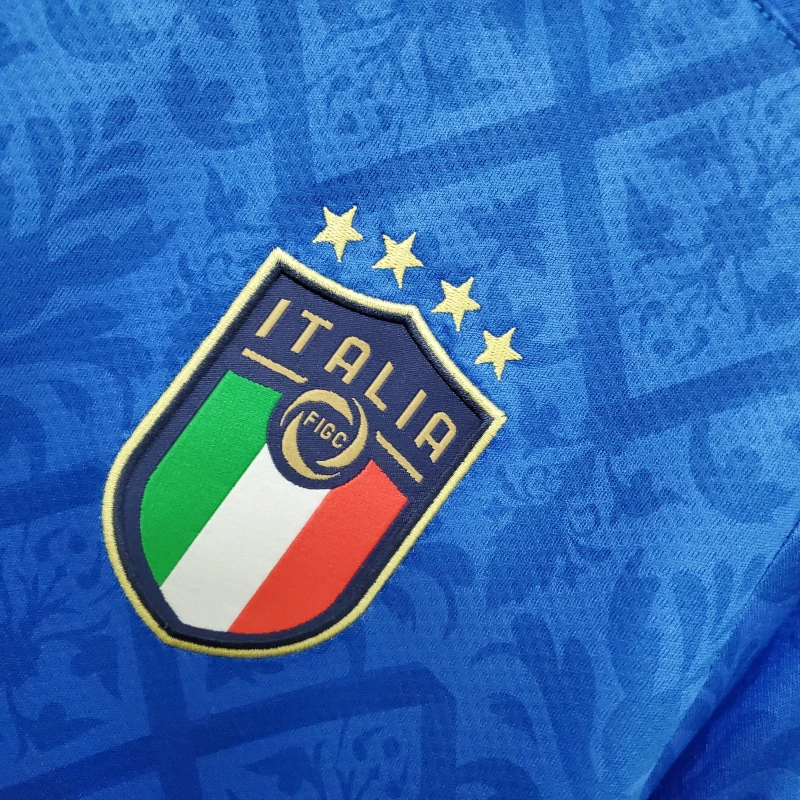 2020 Italy Home Euro Cup Retro Jersey - view 9