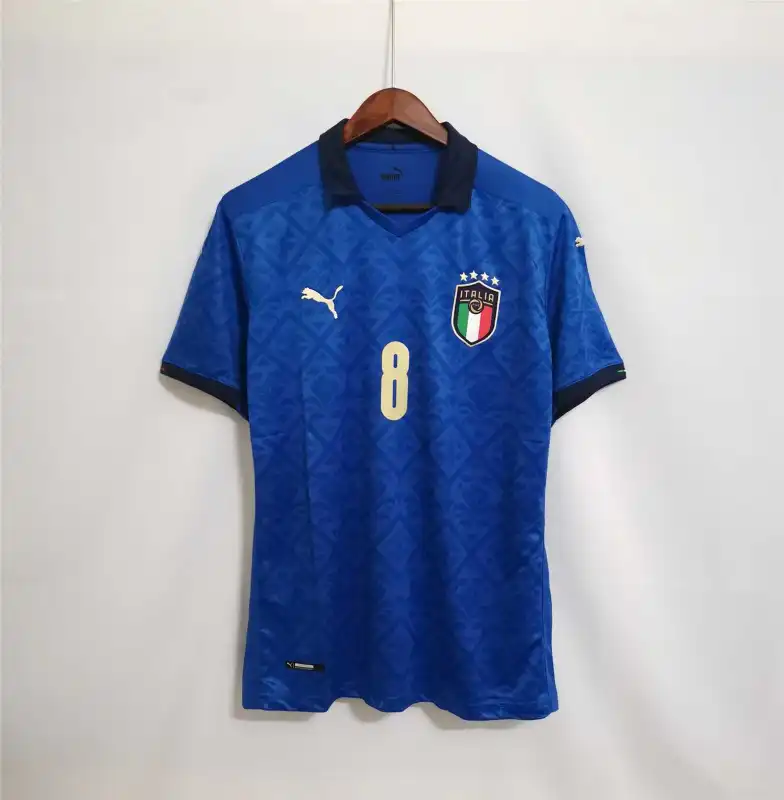 2020 Italy Home Euro Cup Retro Jersey - view 11