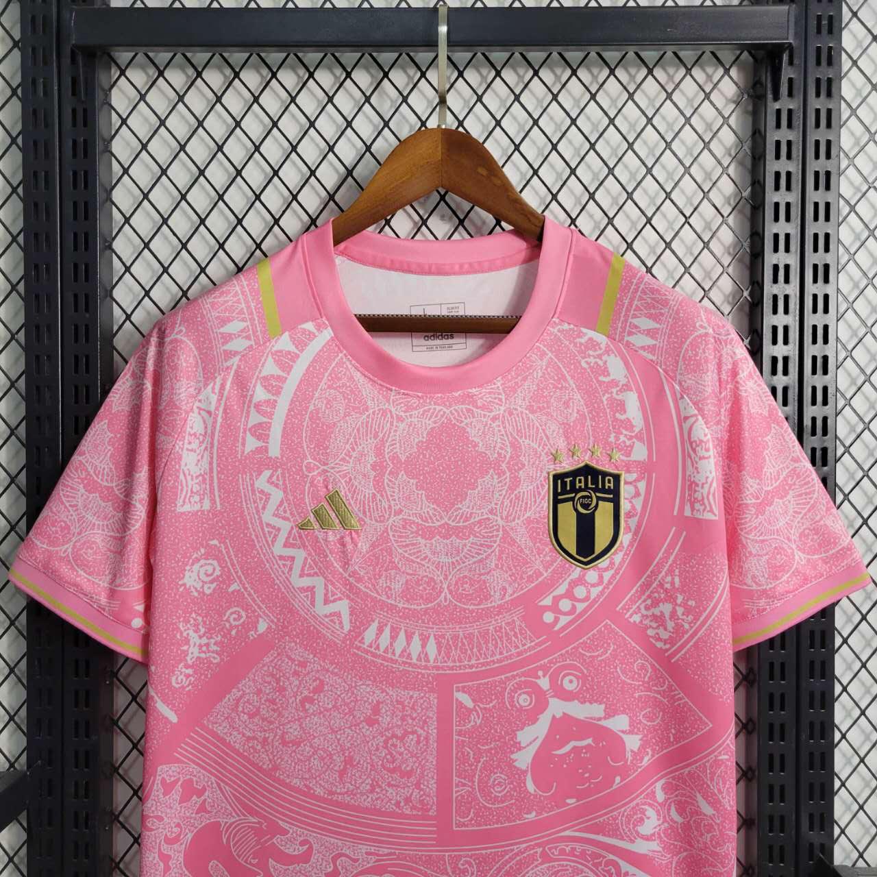 2024 Italy Special Edition Home Jersey Pink - view 4