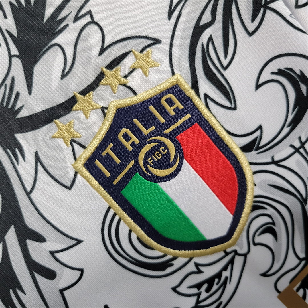 2023 Italy Special Edition Soccer Jersey White - view 8
