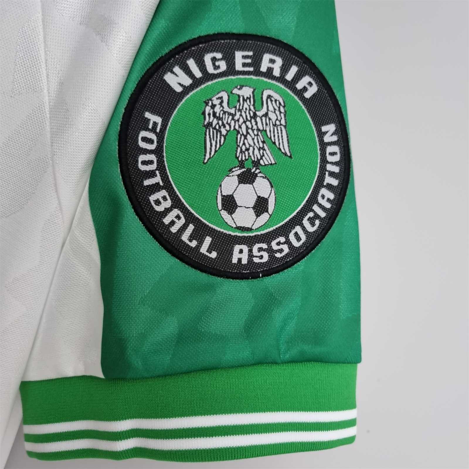 1996 Nigeria Away Soccer Retro Jersey - view 4